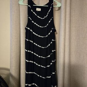 Thread & Supply Black and White Maxi Dress